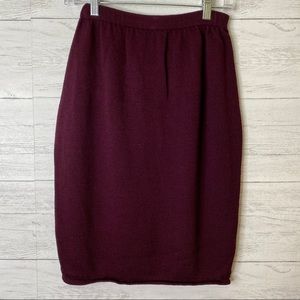 🌈 knit midi pencil skirt